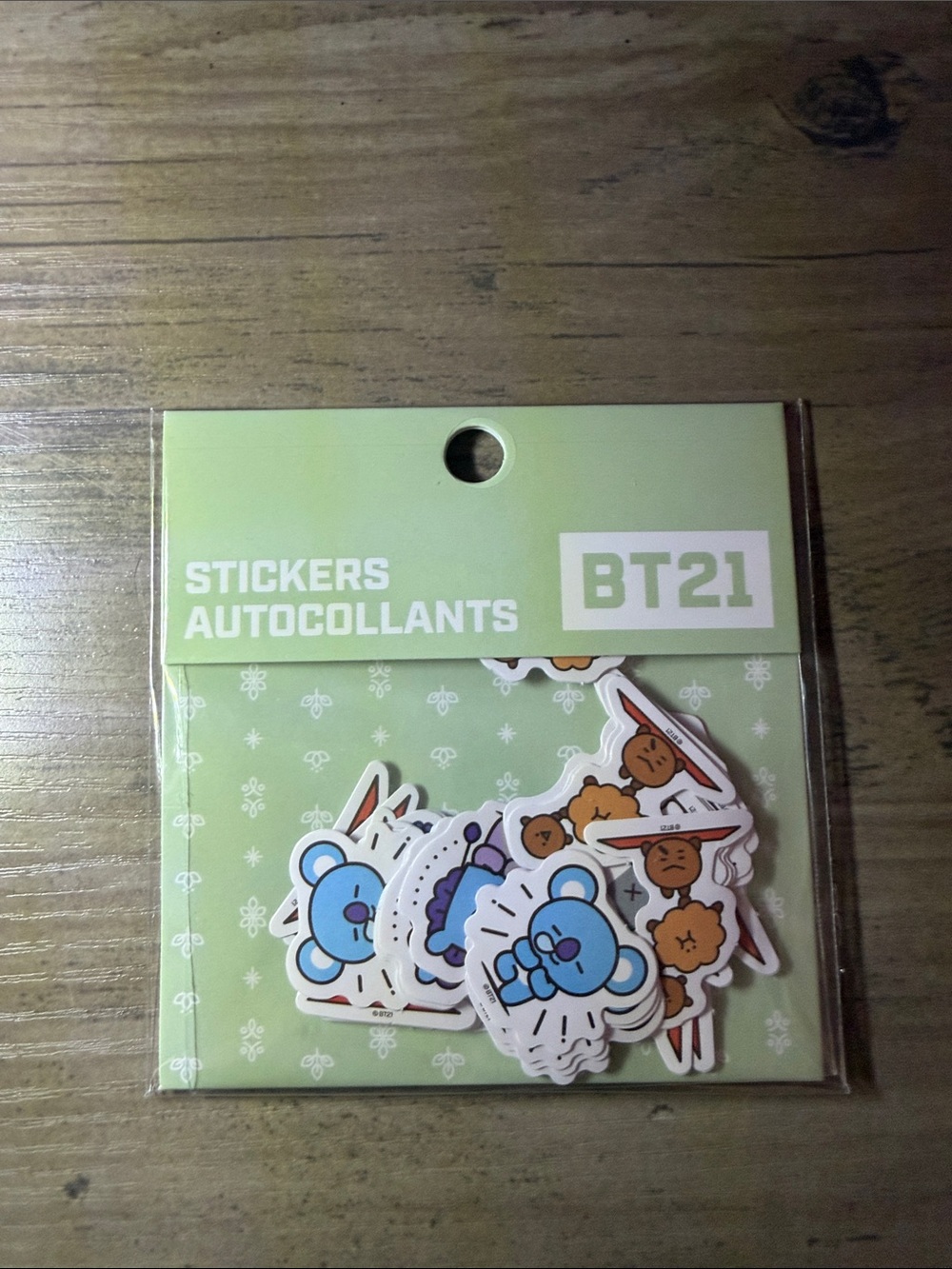 🆕👜🏝️🎉BT21 Official Character Sticker Pack Bundle Set of 3 NWT BTS K-Pop Cute Sta - Picture 6 of 7